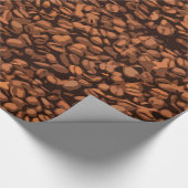 Modern Coffee Bean Cadeaupapier (Hoek)