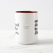 Modern Coffee & Berners Hondenliefhebber op maat Tweekleurige Koffiemok (Center)