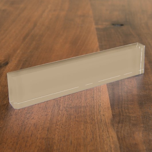 Modern Coffee Desk Nameplate – Customizable Naambordje (Zijkant)