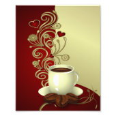 Modern Coffee Lover Foto Afdruk (Voorkant)