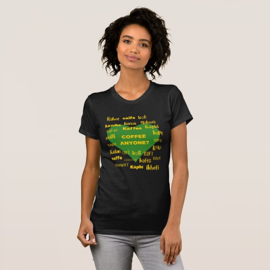Modern COFFEE LOVER T-Shirt (Voorkant volledig)