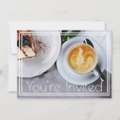 Modern Coffee Morning Kaart (Voorkant)