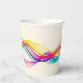 Modern Coffee Shop Café of Bar Custom Barista Papieren Bekers (Achterkant)