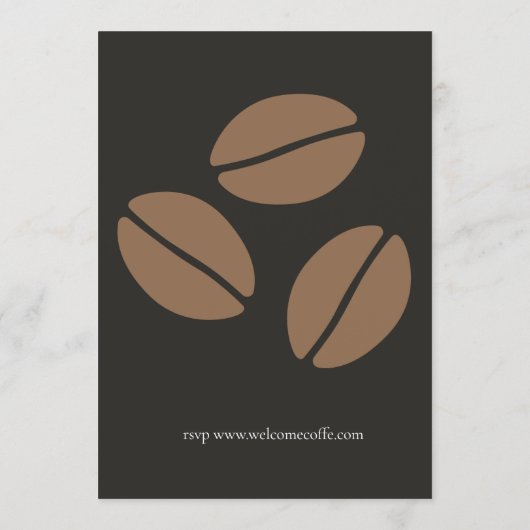 Modern Coffee Shop Menu Card Template (Achterkant)