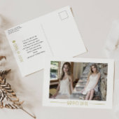 Modern Collage Afstuderen Afstudeerder Foto Afstud Aankondigingskaart