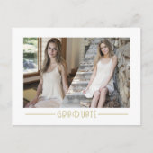 Modern Collage Afstuderen Afstudeerder Foto Afstud Aankondigingskaart (Voorkant)