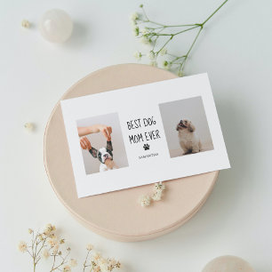 Modern Collage Foto Best Mam Dog Ever