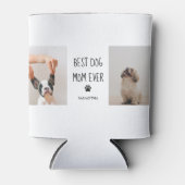 Modern Collage Foto Best Mam Dog Ever Blikjeskoeler (Voorkant)