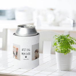 Modern Collage Foto Best Mam Dog Ever Blikjeskoeler