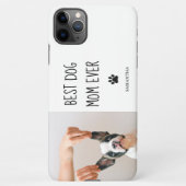 Modern Collage Foto Best Mam Dog Ever iPhone Hoesje (Achterkant)