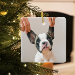 Modern Collage Foto Best Mam Dog Ever Keramisch Ornament<br><div class="desc">Een moderne collage foto van "Best Mam Dog Ever" is een prachtig eerbetoon aan een geliefde huisdier die eindeloze liefde en vreugde aan haar familie heeft gegeven. Deze collage foto kan gemaakt worden met behulp van verschillende foto's van de hond gedurende haar hele leven. Ze toont haar speelse momenten, haar...</div>