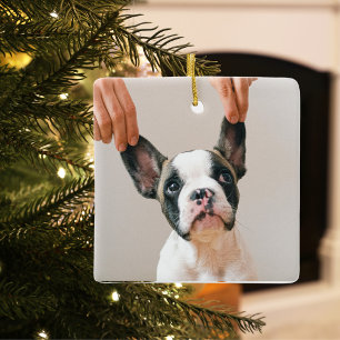 Modern Collage Foto Best Mam Dog Ever Keramisch Ornament