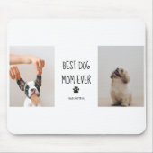 Modern Collage Foto Best Mam Dog Ever Muismat (Voorkant)