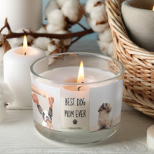 Modern Collage Foto Best Mam Dog Ever