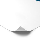 Modern Collage Foto Blue Best Hubby Ever Gift Poster (Hoek)