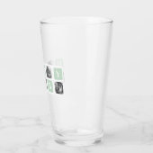 Modern Collage Foto Mint Best Hubby Gift Glas (Links)