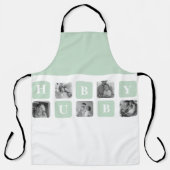Modern Collage Foto Mint Best Hubby Gift Schort (Voorkant)