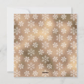 Modern Collage Getrouwd en Vrolijk Kerstfeest Kaar Feestdagenkaart (Achterkant)