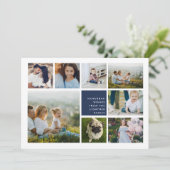 Modern Collage | Hanukkah-fotokaart Feestdagenkaart (Staand voorkant)