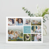 Modern Collage | Hanukkah-fotokaart Feestdagenkaart (Staand voorkant)