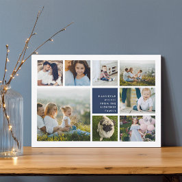 Modern Collage | Hanukkah-fotokaart Feestdagenkaart