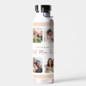 Modern Collage Personalized Photo Mam Gift Waterfles (Links)