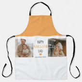 Modern Collage Photo & Happy Thanksgiving Dad Schort (Voorkant)