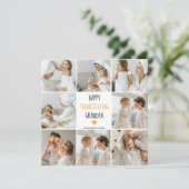 Modern Collage Photo Happy Thanksgiving Grandpa (Staand voorkant)