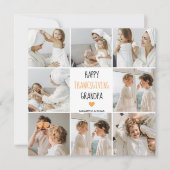 Modern Collage Photo Happy Thanksgiving Grandpa (Voorkant)