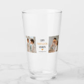 Modern Collage Photo Happy Thanksgiving Grandpa Glas (Voorkant)