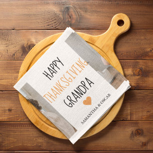 Modern Collage Photo Happy Thanksgiving Grandpa Theedoek