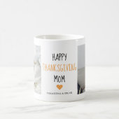 Modern Collage Photo Happy Thanksgiving mama Koffiemok (Center)