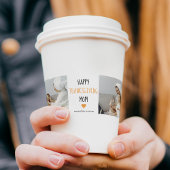 Modern Collage Photo Happy Thanksgiving mama Papieren Bekers