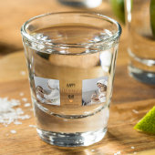 Modern Collage Photo Happy Thanksgiving mama Shot Glas