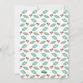 Modern Collectie Hollies Feestdagenkaart (Achterkant)