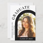 Modern College Afstuderen Foto Aankondiging (Voorkant)