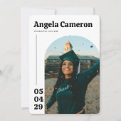 Modern College Graduation Party Kaart (Voorkant)