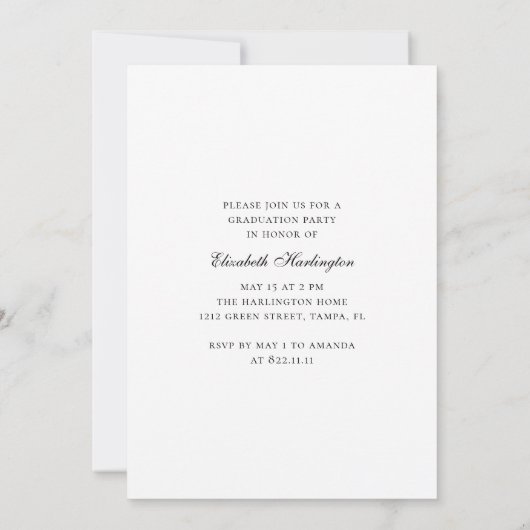 Modern college, middelbare school, universitair af kaart (Achterkant)