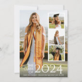 Modern College of High School Elegant Afstuderen Kaart (Voorkant)