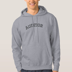 Modern College Typografie Auditor Mannen's Hoodie