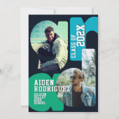 Modern College Uitnodiging voor afstuderen (Voorkant)