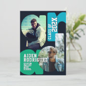 Modern College Uitnodiging voor afstuderen (Staand voorkant)