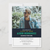 Modern College Uitnodiging voor afstuderen (Achterkant)