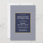 Modern Color Block Photo Afstuderen Celebration Kaart (Achterkant)