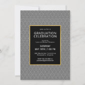 Modern Color Block Photo Afstuderen Celebration Kaart (Achterkant)