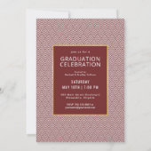 Modern Color Block Photo Afstuderen Celebration Kaart (Achterkant)