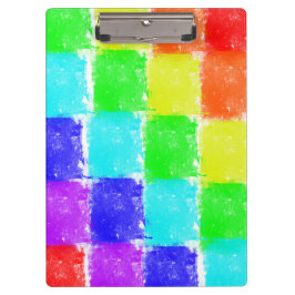 Modern Color Blocks Abstract Pattern Klembord