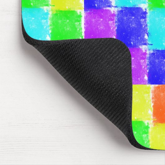 Modern Color Blocks Abstract Pattern Muismat (Hoek)