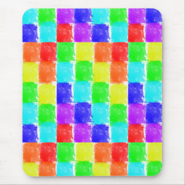 Modern Color Blocks Abstract Pattern Muismat