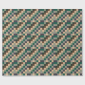Modern Color Checks Checkerboard Cadeaupapier (Vlak)